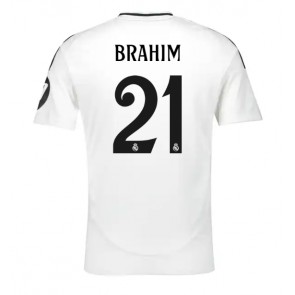 Real Madrid Brahim Diaz #21 Hjemmebanetrøje 2024-25 Kort ærmer